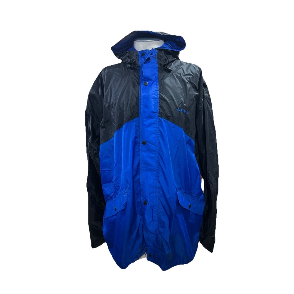 Stearns Mens Rain Jacket XXL Royal Blue Black Dry Wear